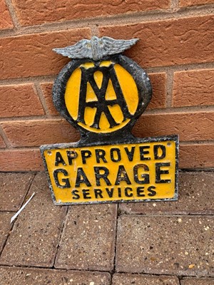 Lot 99 - AA APPROVED GARAGE SIGN
