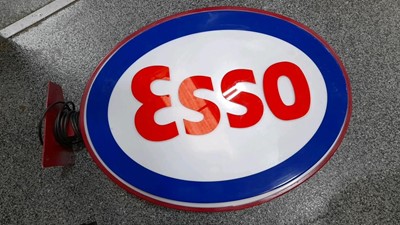 Lot 124 - ESSO DOUBLE SIDED, HANGING SIGN