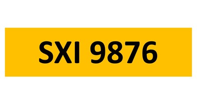 Lot 71-7 - REGISTRATION ON RETENTION - SXI 9876