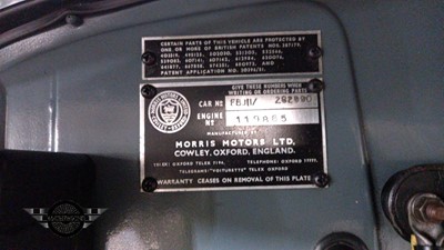Lot 113 - 1954 MORRIS MINOR