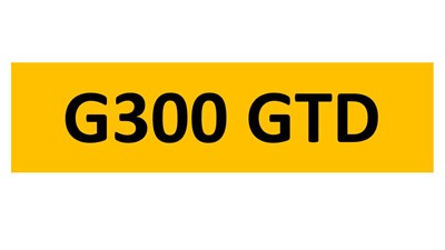 Lot 8-8 - REGISTRATION ON RETENTION - G300 GTD
