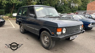 Lot 181 - 1989 LAND ROVER RANGE ROVER VOGUE EFI A