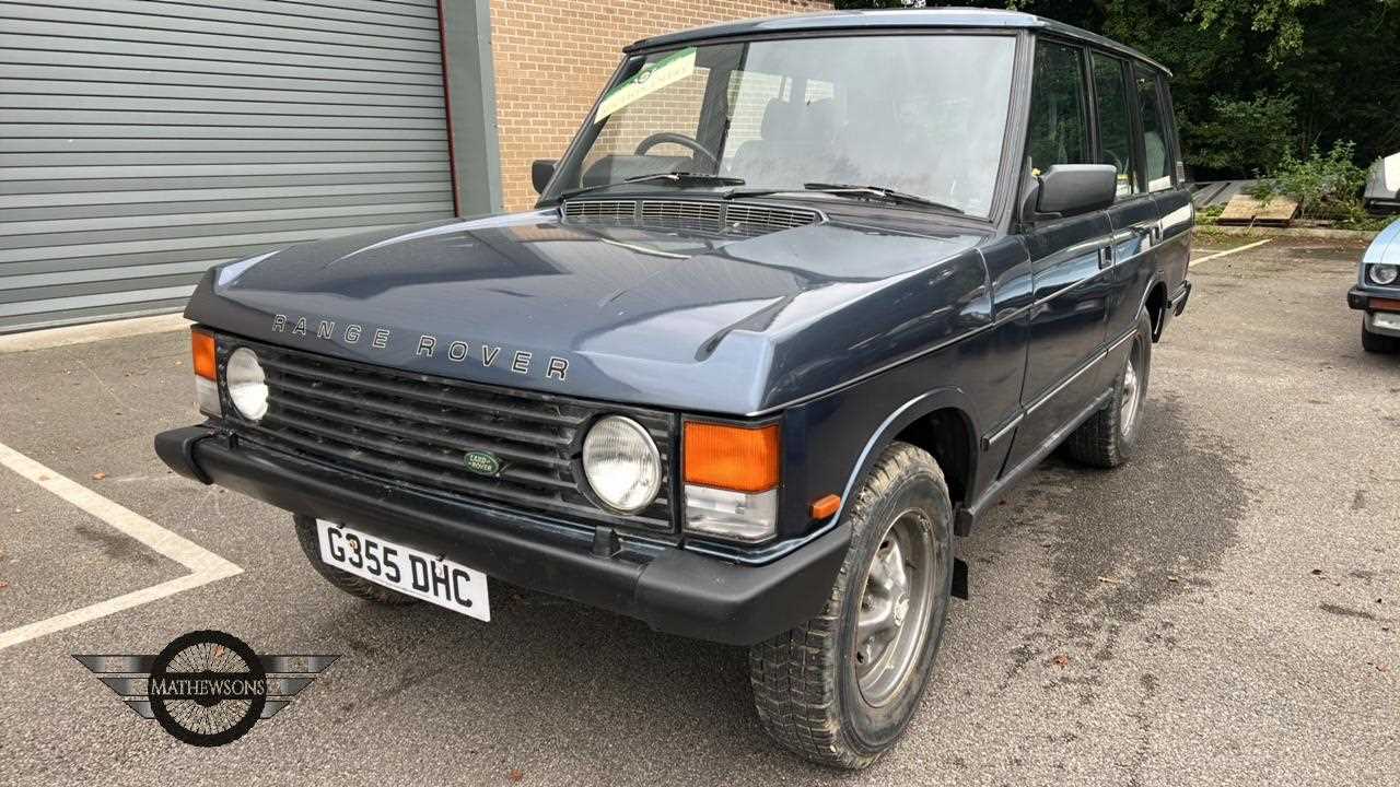 Lot 181 - 1989 LAND ROVER RANGE ROVER VOGUE EFI A
