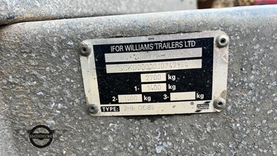 Lot 446 - IFOR WILLIAMS TRAILER GD85