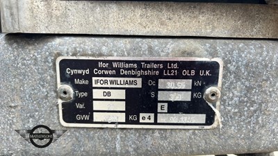 Lot 446 - IFOR WILLIAMS TRAILER GD85