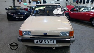 Lot 280 - 1984 FORD FIESTA POPULAR +