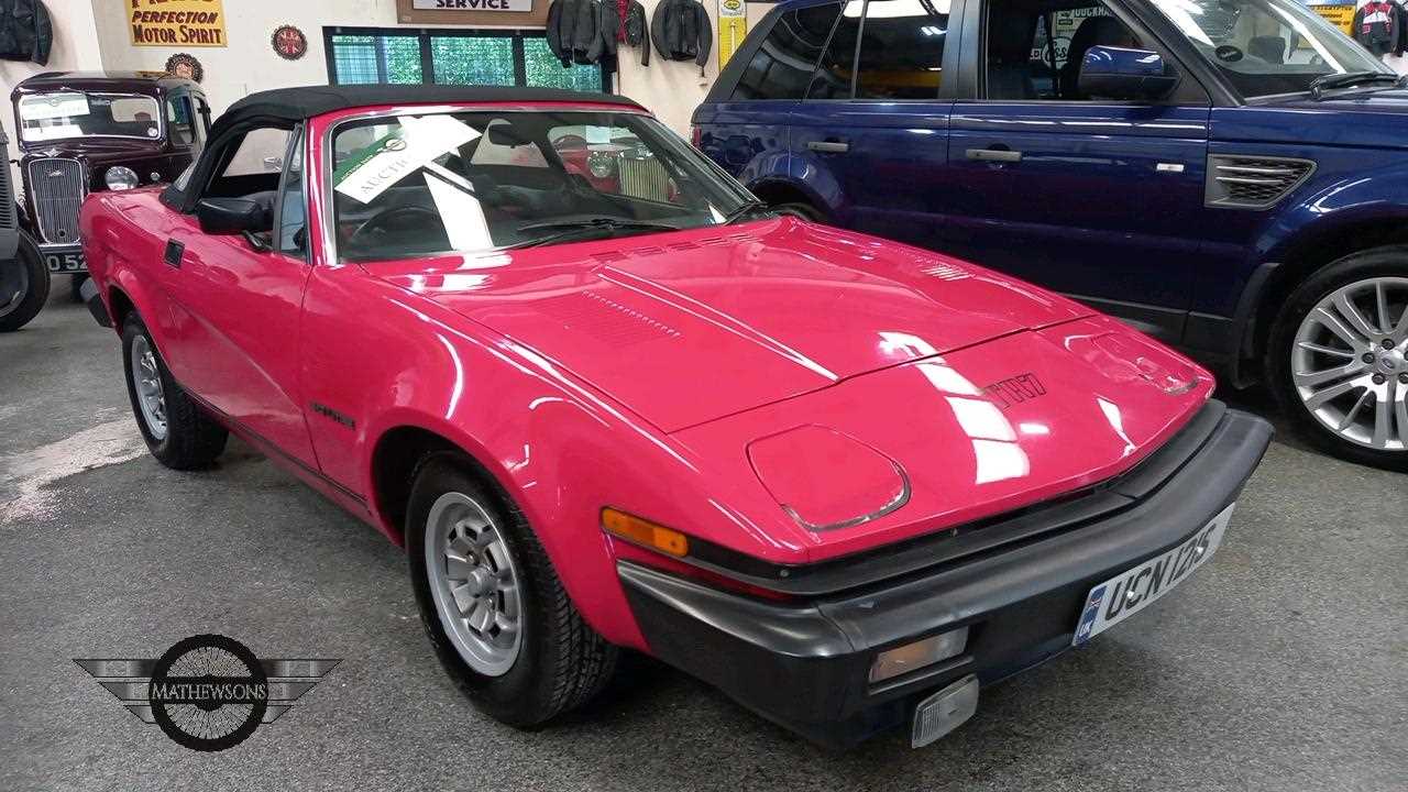 Lot 118 - 1978 TRIUMPH TR7