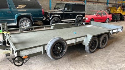 Lot 468 - TILT TIP CAR TRANSPORTER 16 FT TWIN WHEELER