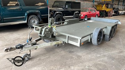 Lot 468 - TILT TIP CAR TRANSPORTER 16 FT TWIN WHEELER