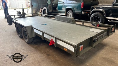 Lot 468 - TILT TIP CAR TRANSPORTER 16 FT TWIN WHEELER