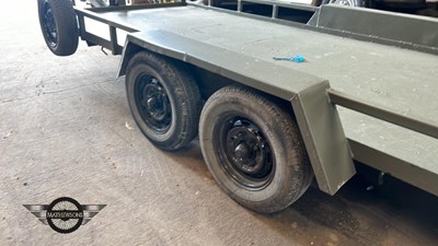 Lot 468 - TILT TIP CAR TRANSPORTER 16 FT TWIN WHEELER