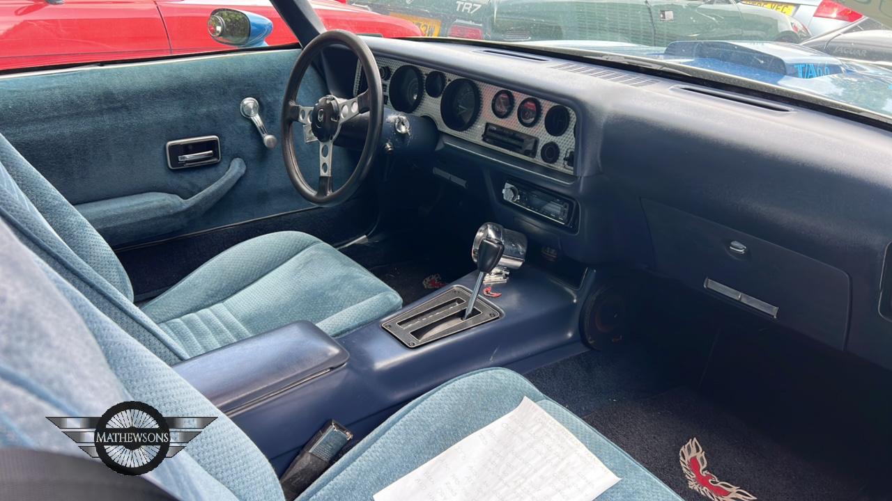 1978 pontiac trans am interior