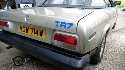 Lot 68 - 1980 TRIUMPH TR7