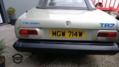 Lot 68 - 1980 TRIUMPH TR7