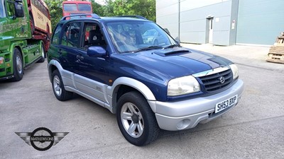 Lot 598 - 2003 SUZUKI GRAND VITARA TD