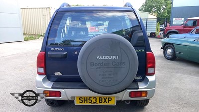 Lot 598 - 2003 SUZUKI GRAND VITARA TD