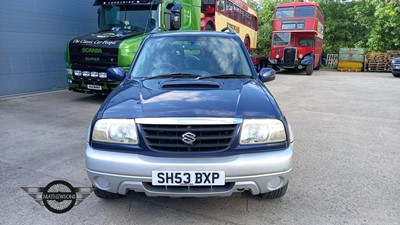 Lot 598 - 2003 SUZUKI GRAND VITARA TD