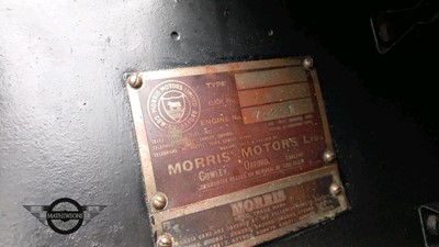 Lot 552 - 1937 MORRIS 10