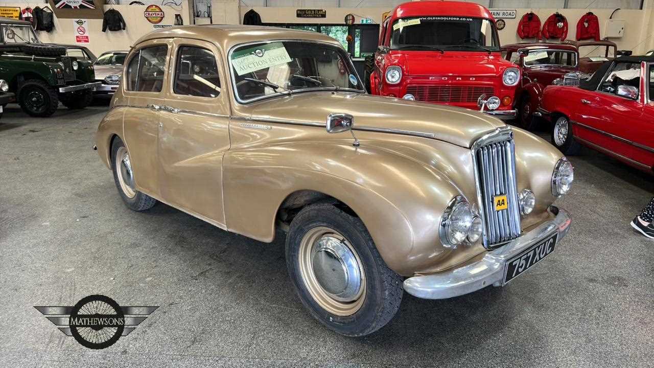 Lot 574 - 1950 SUNBEAM TALBOT 80 SPORTS SALOON