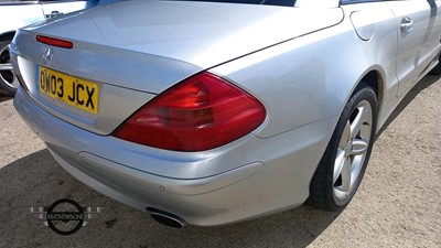 Lot 490 - 2003 MERCEDES SL 350 AUTO