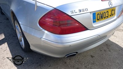 Lot 490 - 2003 MERCEDES SL 350 AUTO