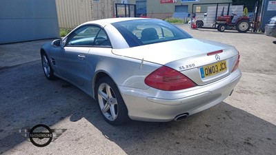 Lot 490 - 2003 MERCEDES SL 350 AUTO