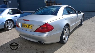 Lot 490 - 2003 MERCEDES SL 350 AUTO