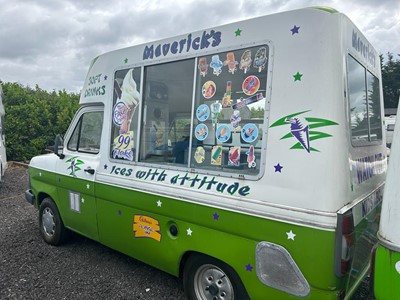 Lot 128 - 1985 FORD TRANSIT 100 ICE CREAM VAN