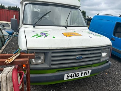 Lot 128 - 1985 FORD TRANSIT 100 ICE CREAM VAN