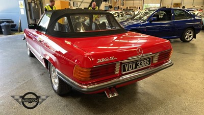 Lot 693 - 1977 MERCEDES 350 SL AUTO