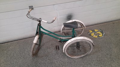 Lot 149 - 1950S 3 WHEELER TRICYCLE GREEN , PROCEEDS TO CHARITY