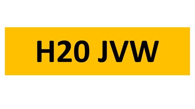 Lot 13-8 - REGISTRATION ON RETENTION - H20 JVW