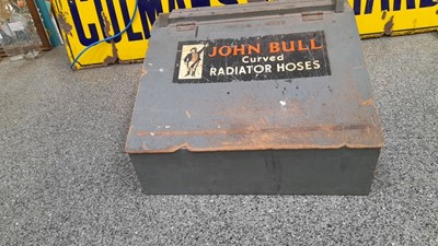 Lot 307 - JOHN BULL WOODEN ADVERTISING BOX