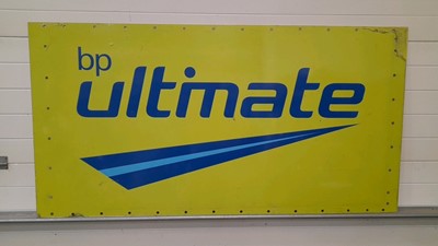 Lot 319 - BP ULTIMATE UNLEADED PLASTIC SIGN 72" X 37"