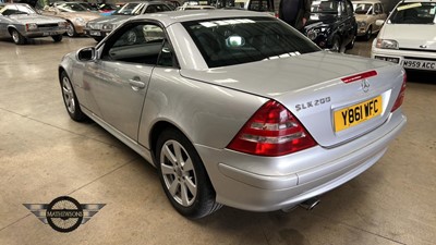 Lot 200 - 2001 MERCEDES SLK200 KOMPRESSOR AUTO