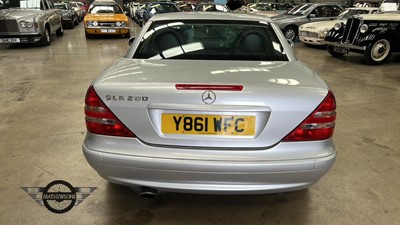 Lot 200 - 2001 MERCEDES SLK200 KOMPRESSOR AUTO