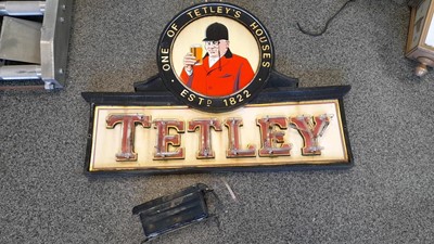 Lot 97 - VINTAGE TETLEY NEON SIGN