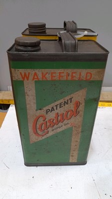 Lot 133 - 2X 5 L MOTOR OIL TINS AND 1X QUART TIN