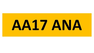 Lot 12-9 - REGISTRATION ON RETENTION - AA17 ANA