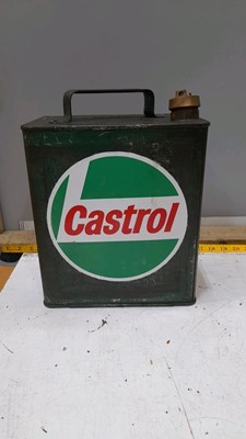 Lot 418 - GREEN CASTROL PETROL CAN