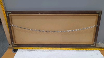 Lot 308 - FRAMED AUSTIN SIGN 33" X 14"