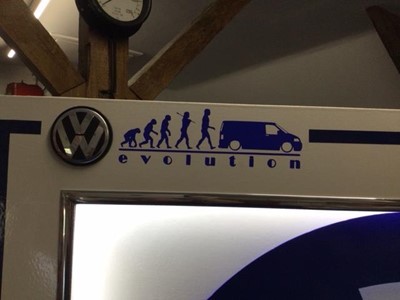 Lot 265 - LARGE ILLUMINATED VOLKSWAGEN SIGN