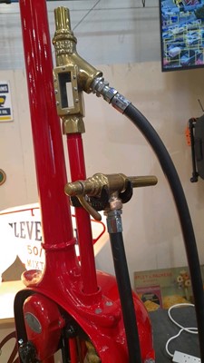 Lot 274 - GILBERT & BARKER 1940's  FAT LADY FUEL PUMP