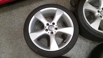 Lot 448 - MERCEDES SET OF 4 WHEELS AND TYRES