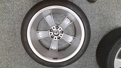 Lot 448 - MERCEDES SET OF 4 WHEELS AND TYRES