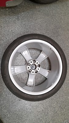 Lot 448 - MERCEDES SET OF 4 WHEELS AND TYRES