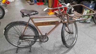 Lot 180 - GWR RAILWAY BICYCLE  ( PROCEEDS TO CHARITY )