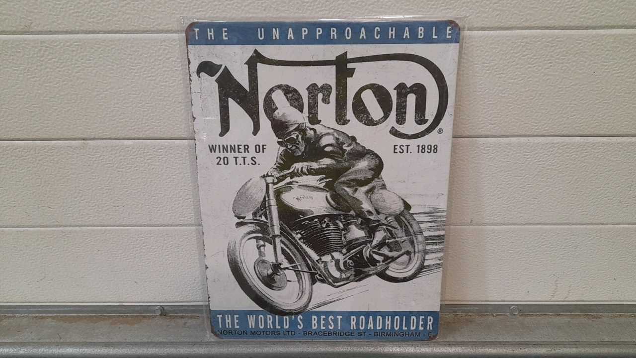 Lot 507 - NORTON METAL REPRODUCTION SIGN