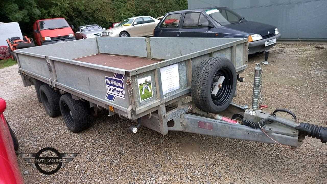 Lot 58 - IFOR WILLIAMS TRAILER TWIN AXEL 3.5 TON LM12-5