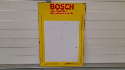 Lot 537 - BOSCH TIN WALL SIGN 33" X 24"